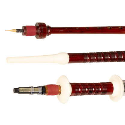 Scottish Great Highland Bagpipe Red Royal Steward Tartan
