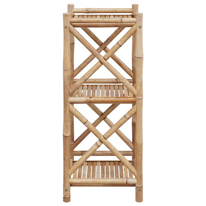 3-Tier Square Bamboo Shelf