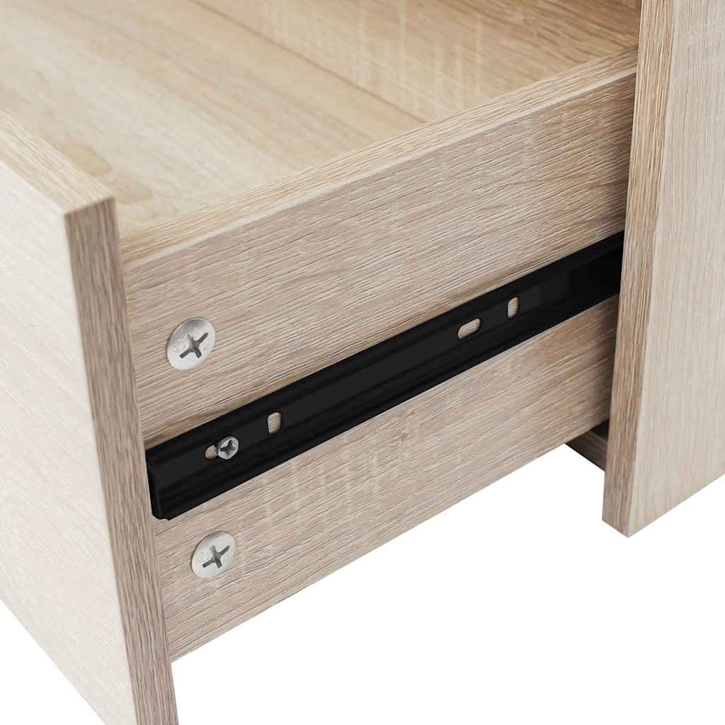 242544 vidaXL Sideboard with 4 Drawers 60x30,5x71 cm Oak Colour