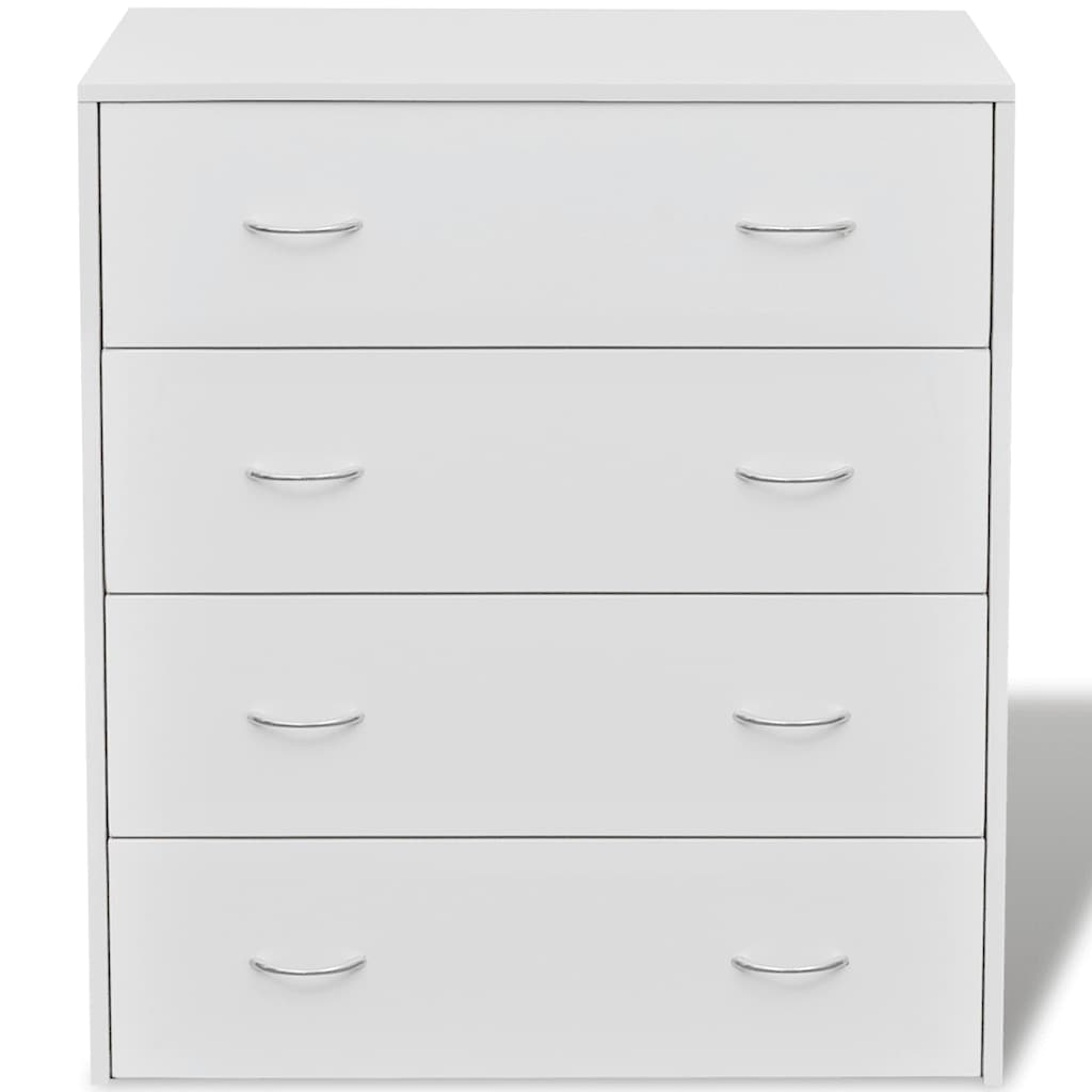 242545 vidaXL Sideboard with 4 Drawers 60x30,5x71 cm White
