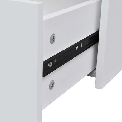 242545 vidaXL Sideboard with 4 Drawers 60x30,5x71 cm White