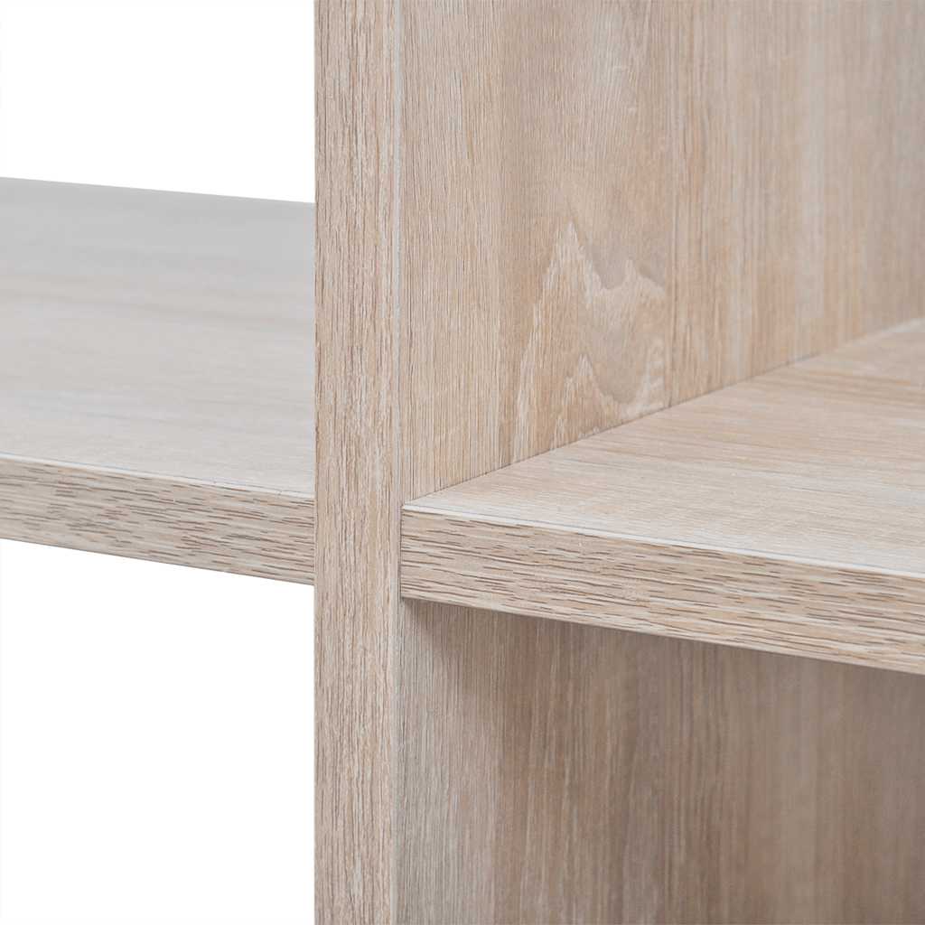 242553 vidaXL Staircase Bookcase/Display Shelf 107 cm Oak