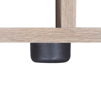 242553 vidaXL Staircase Bookcase/Display Shelf 107 cm Oak