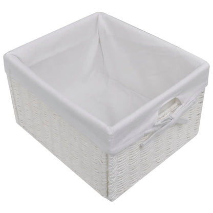 Storage Cabinet | White | MDF, Paulownia wood, Cotton, Polyester | Medium