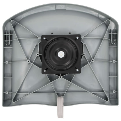 2 Piece Foldable Boat Seat Set Grey