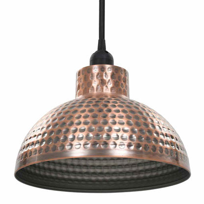242556 vidaXL Ceiling Lamps 2 pcs Semi-spherical Copper Colour