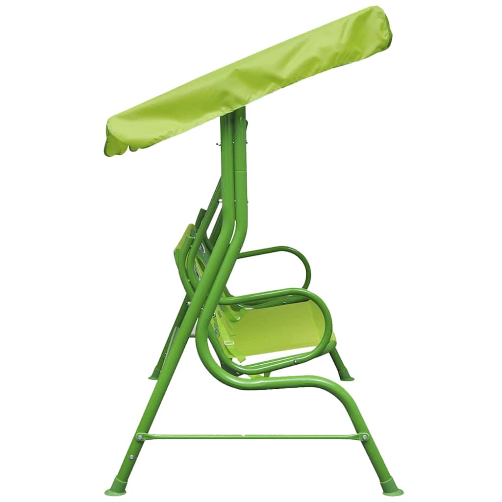 41841 vidaXL Kids Swing Seat Green