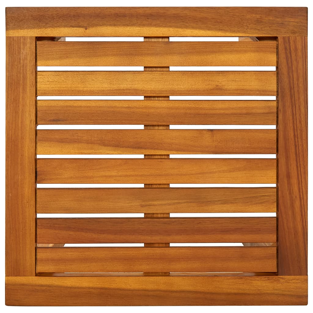 Sun Lounger | Light brown | Acacia wood | Large | Multi-Position Backrest