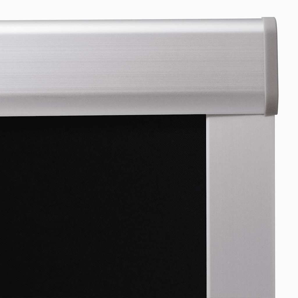 Blackout Roller Blinds Black F06