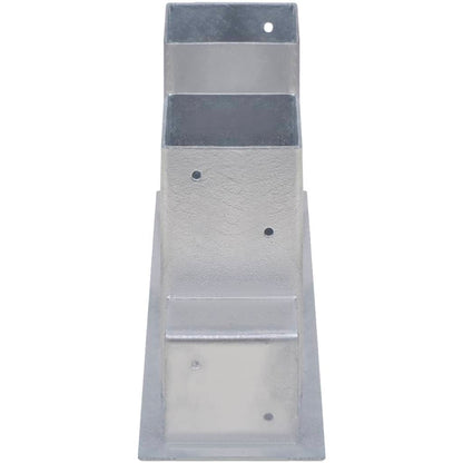 Firewood Stacking Aids 4 pcs Steel Silver