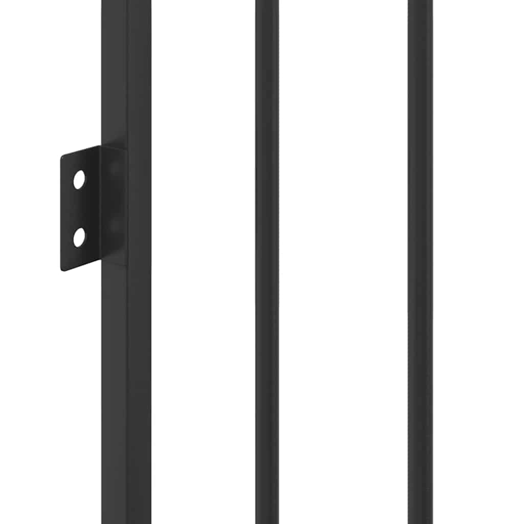 242684 vidaXL Pet Fireplace Fence Steel Black