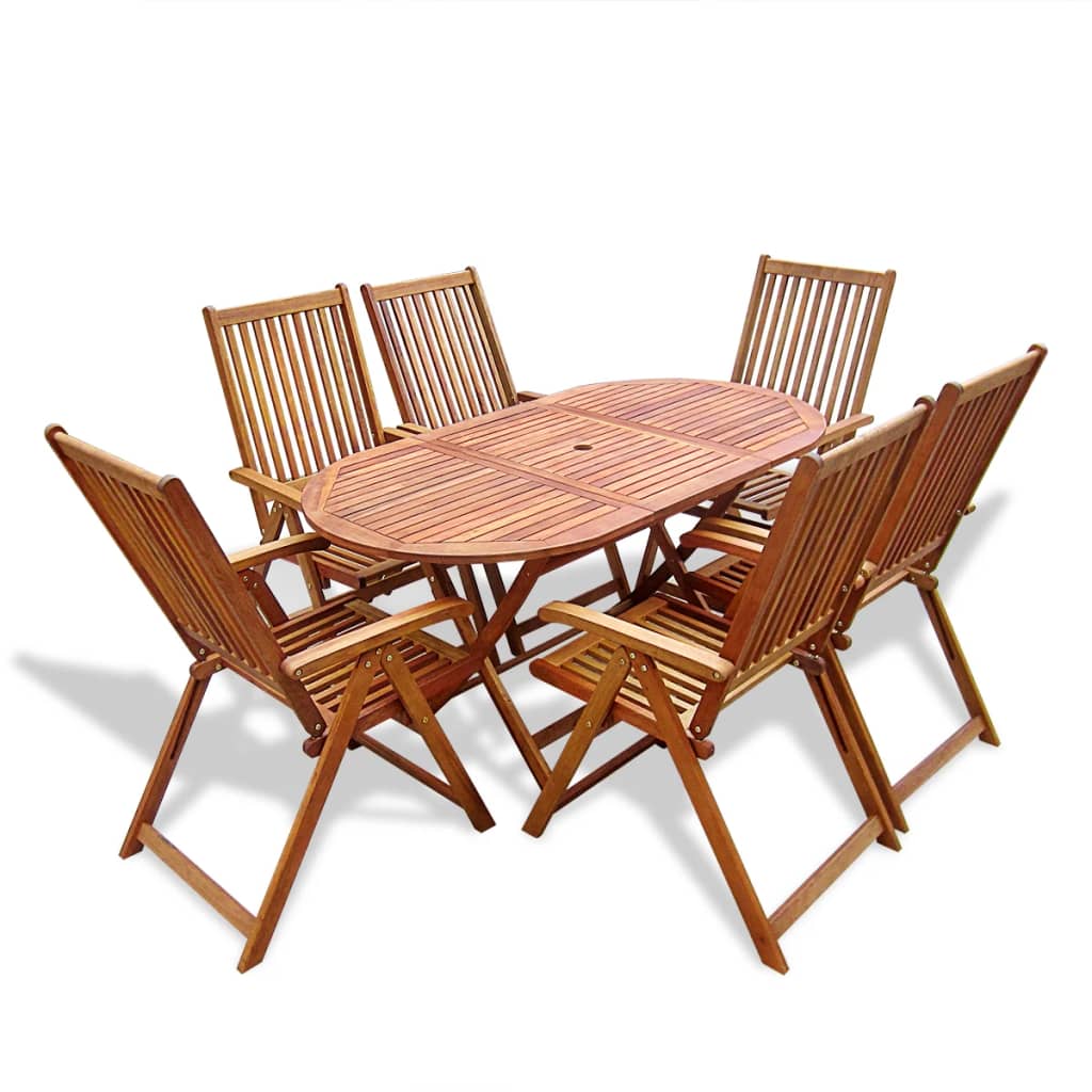 Dining Table And Chair | Natural Wood | Solid Acacia wood | Medium