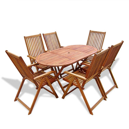 Dining Table And Chair | Natural Wood | Solid Acacia wood | Medium