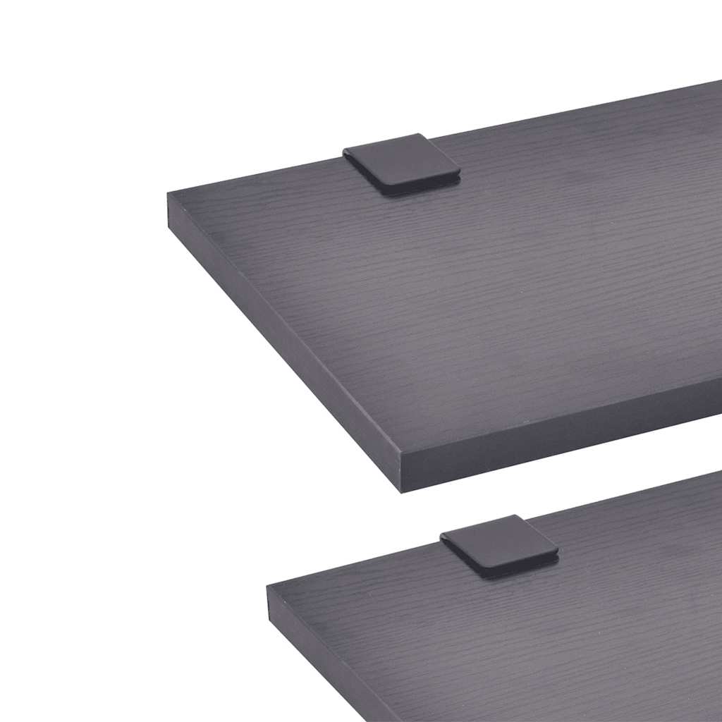 Nine Piece Bathroom Furniture and Basin Set Black