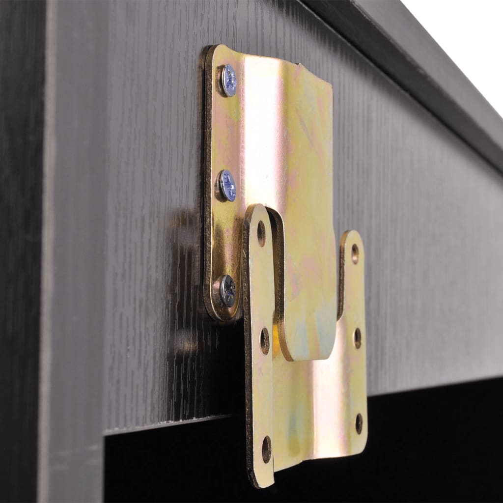Bathroom Cabinet | Black, White | Engineered wood, Ceramic | Large