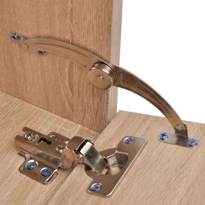 Eight Piece Bathroom Furniture and Basin Set Beige