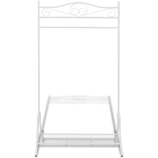 Clothing Rack White Steel