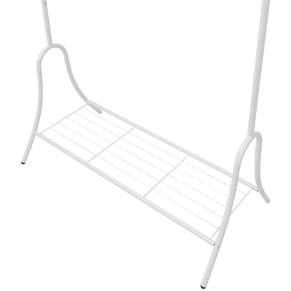 Clothing Rack White Steel