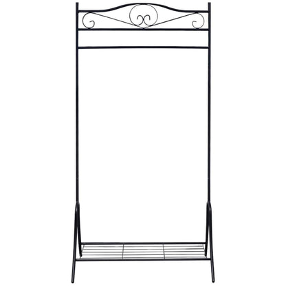 Clothing Rack Black Steel