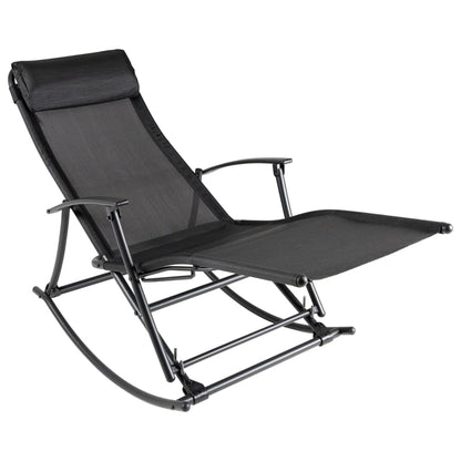 Garden Chair | Black | Steel | Standard | Foldable | Garden Chair