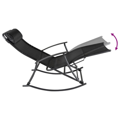Garden Chair | Black | Steel | Standard | Foldable | Garden Chair