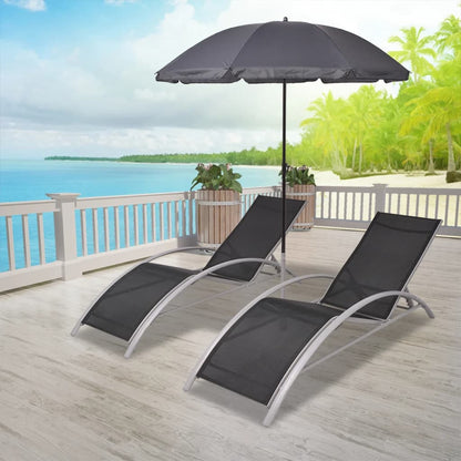 Sun Lounger | Black