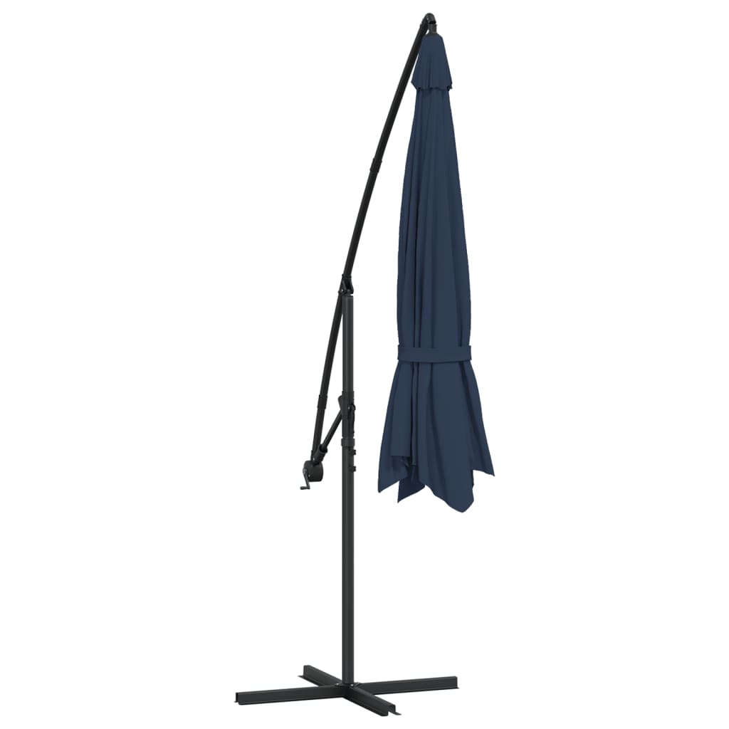 Cantilever Garden Parasol | Bold blue | Polyester | Large