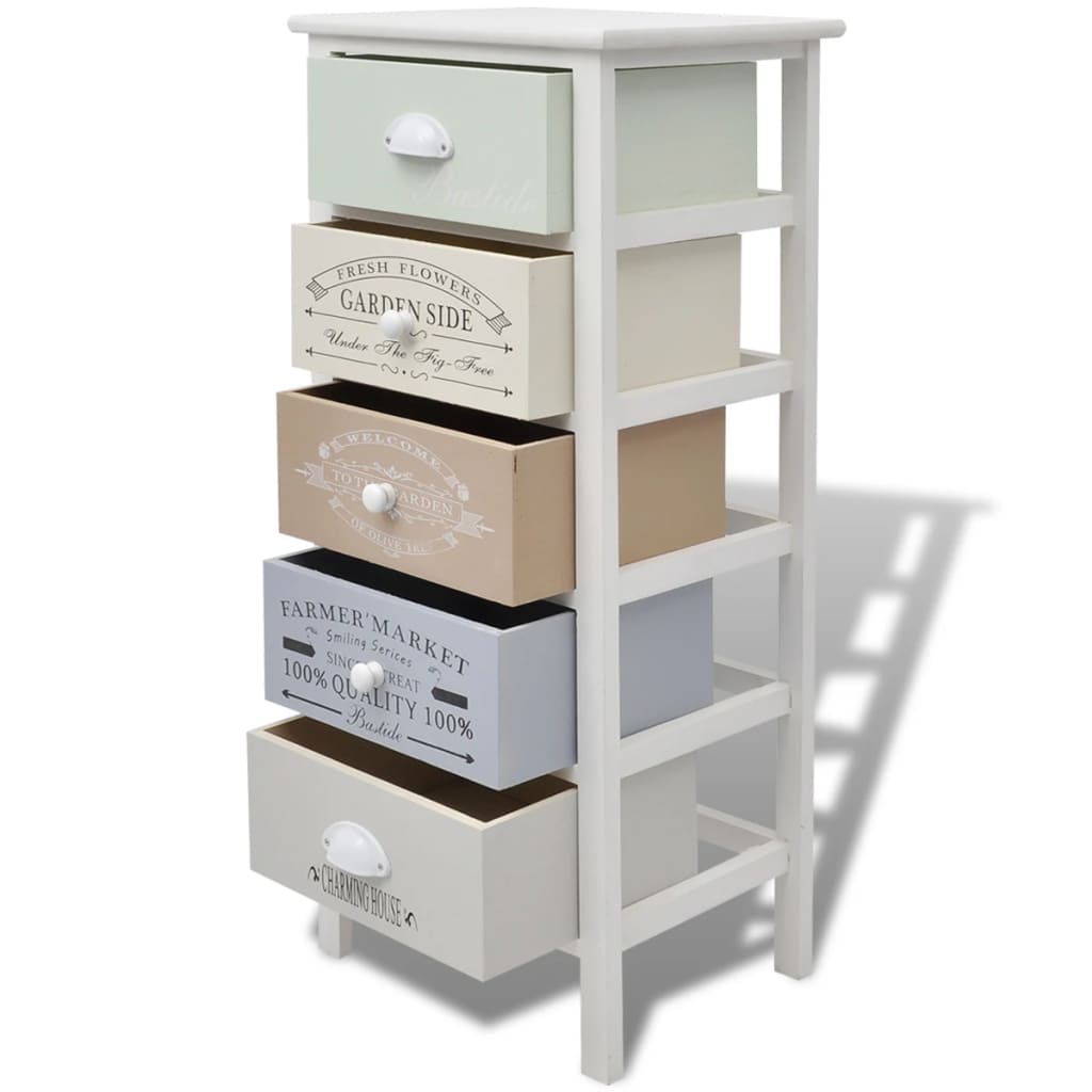 Storage Cabinet | Multicoloured with vintage prints