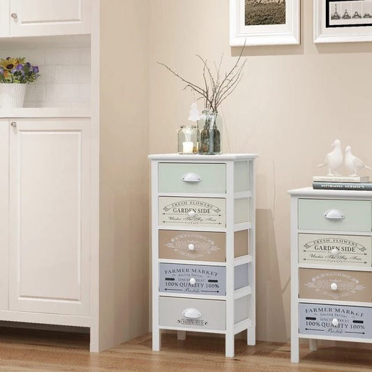 Storage Cabinet | Multicoloured with vintage prints