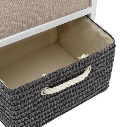 Storage Cabinet | White, Grey, Beige, Black | Paulownia wood, MDF