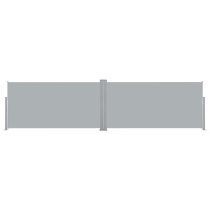 Side Awning | Grey | Polyester | 160 x 600 cm | Retractable