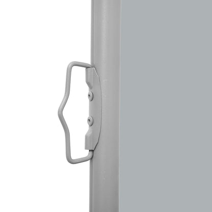 Side Awning | Grey | Polyester | 160 x 600 cm | Retractable