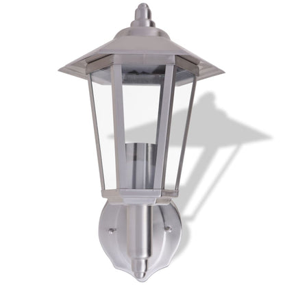 Outdoor Uplight Wall Lantern Stainless Steel