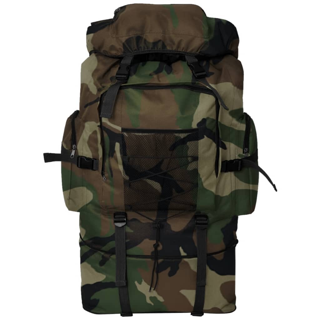 Army-Style Backpack XXL 100 L Camouflage