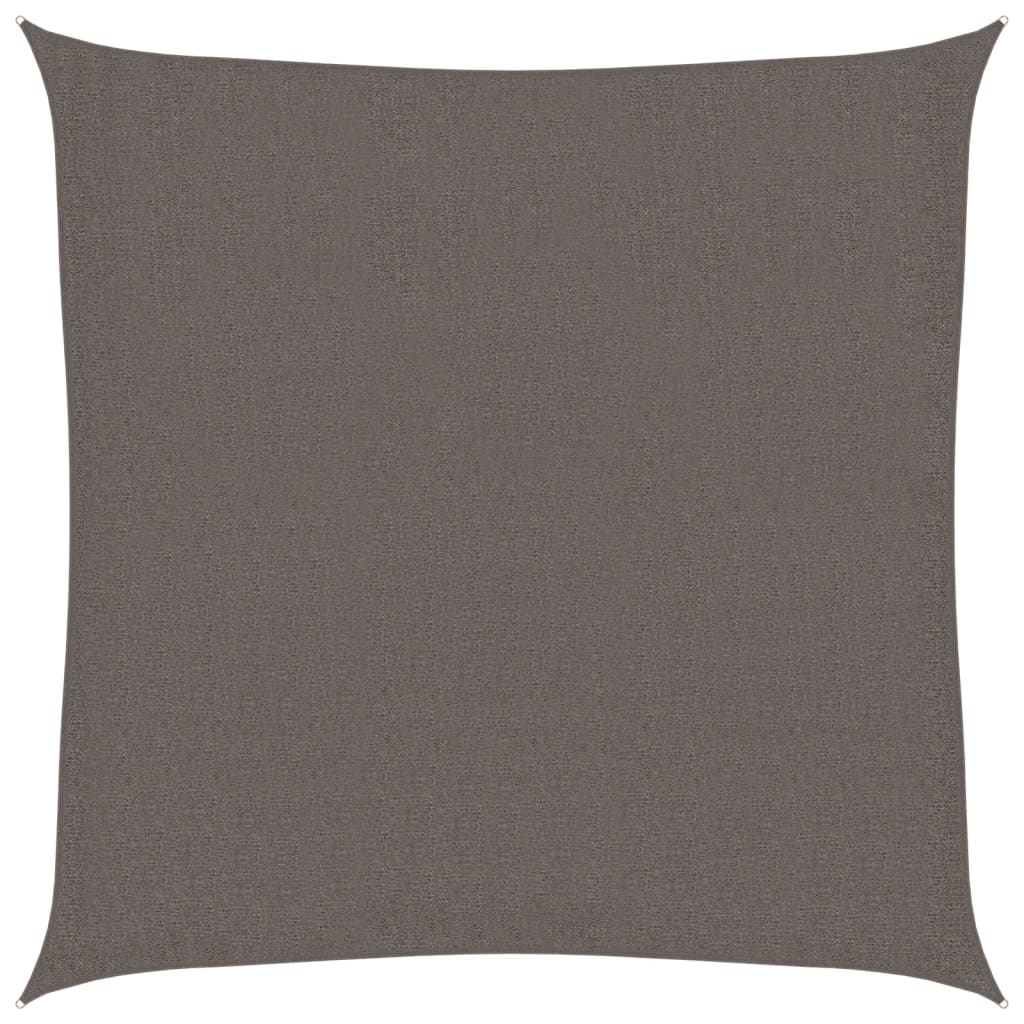 Sunshade Sail HDPE Square 3.6x3.6 m Anthracite