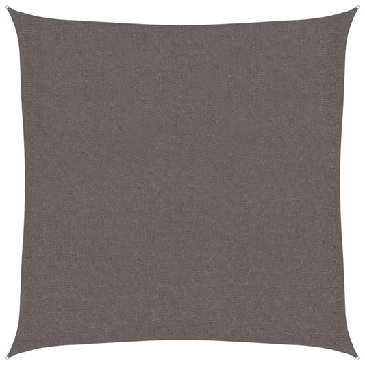 Sunshade Sail HDPE Square 3.6x3.6 m Anthracite