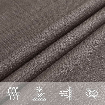 Sunshade Sail HDPE Square 3.6x3.6 m Anthracite
