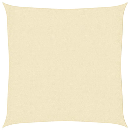 Sunshade Sail HDPE Square 3.6x3.6 m Cream