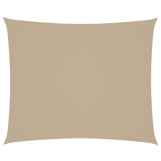 Sunshade Sail Oxford Fabric Rectangular 4x6 m Beige