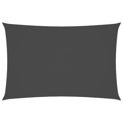 Sunshade Sail Oxford Fabric Rectangular 2x4 m Anthracite