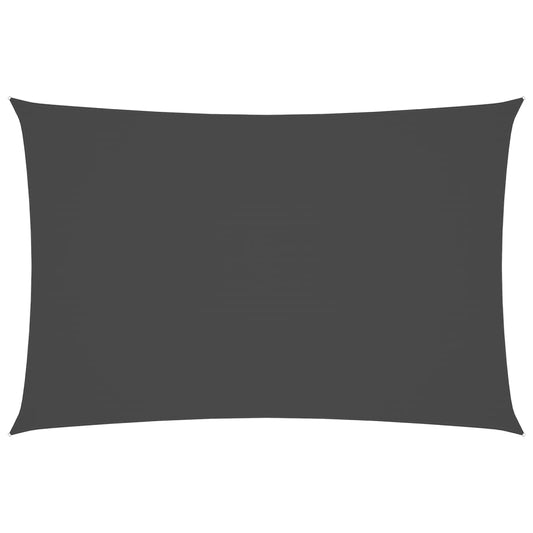Sunshade Sail Oxford Fabric Rectangular 2x4 m Anthracite