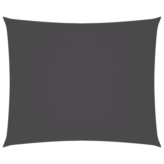 Sunshade Sail Oxford Fabric Rectangular 4x6 m Anthracite