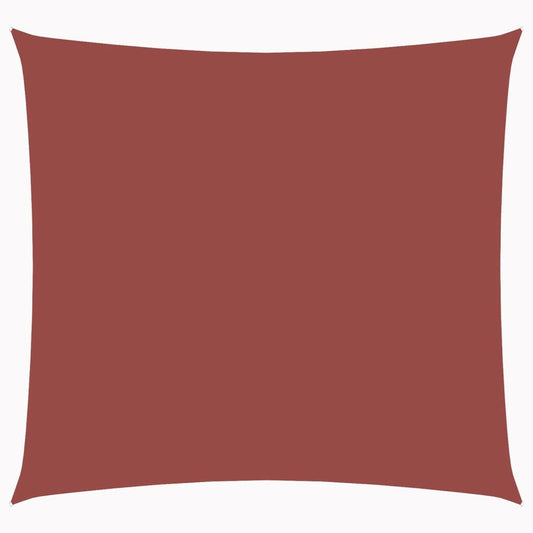 Sunshade Sail Oxford Fabric Square 3.6x3.6 m Terracotta