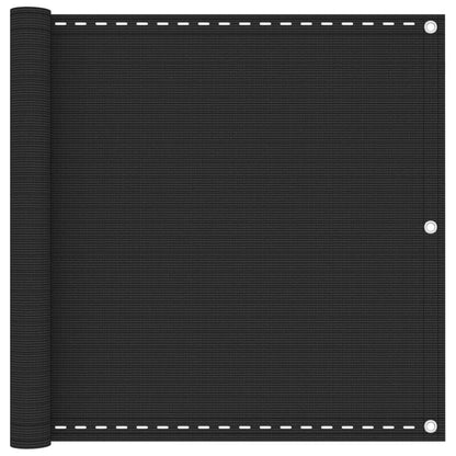 Balcony Screen HDPE 90x600 cm Anthracite