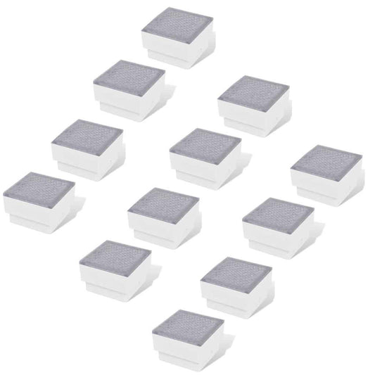Inground Light | Set of 12 | Warm white | Polycarbonate | Compact