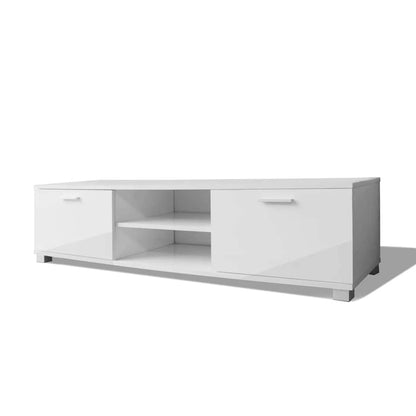 243043 vidaXL TV Cabinet High-Gloss White 140x40,5x35 cm