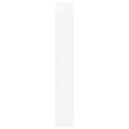 Shoe Cabinet 3-Layer Mirror White 63x17x102.5 cm