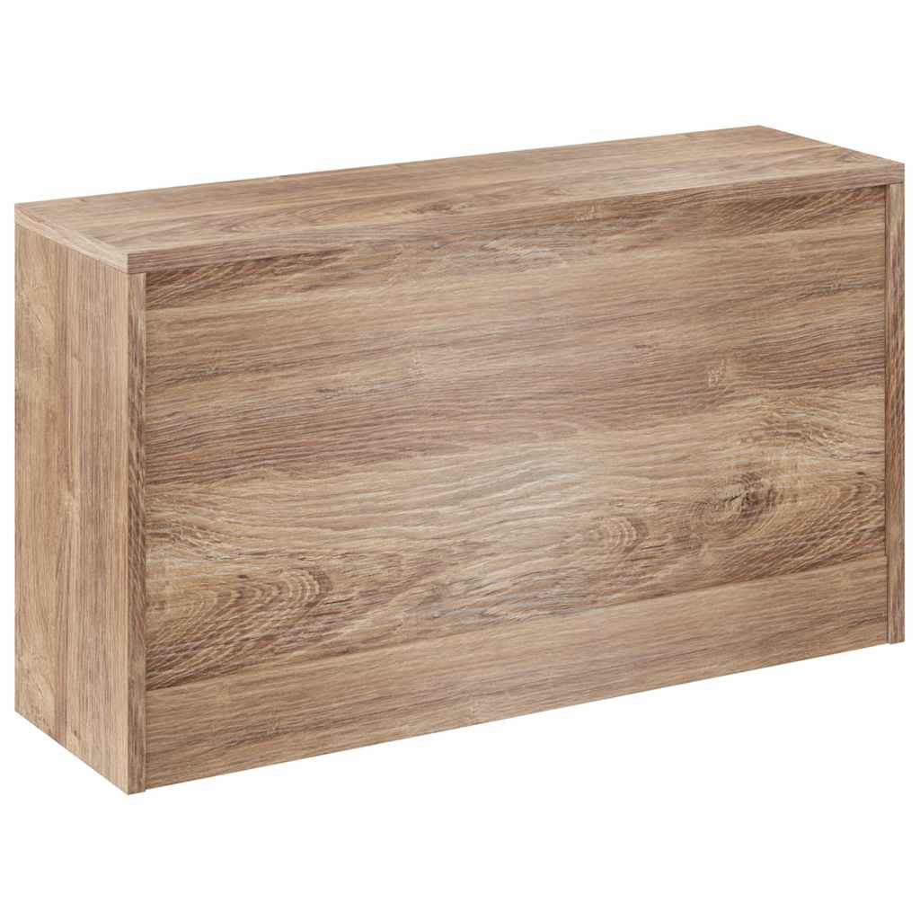 Shoe Storage Bench Oak 80x24x45 cm