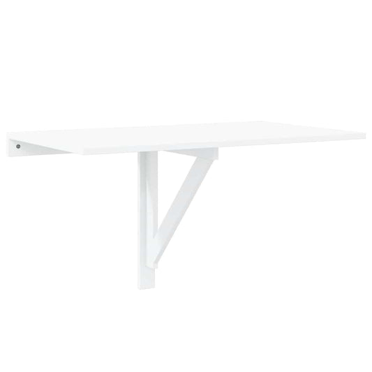 243054 vidaXL Folding Wall Table White 100x60 cm