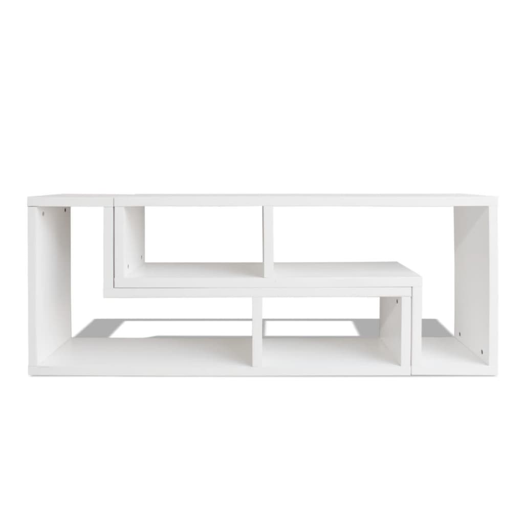 243066 vidaXL TV Cabinet Double L-Shaped White